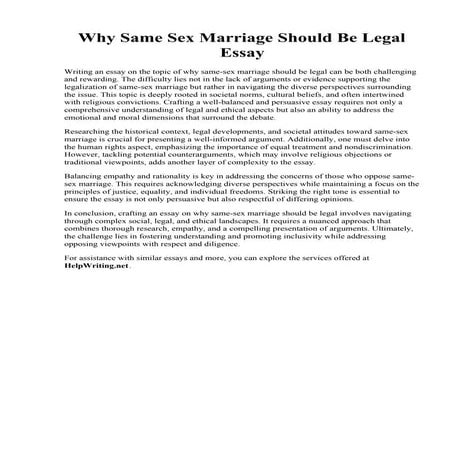 Reasons Why Abortion Should Be Legal Essay | PDF