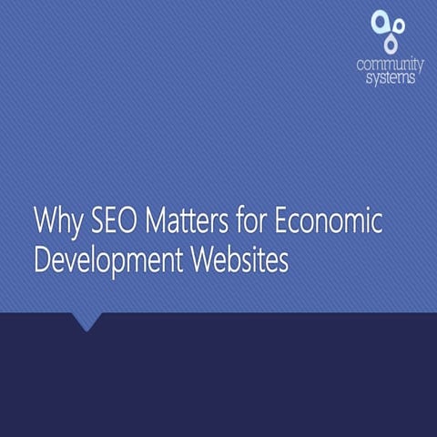 Why SEO Matters for Econ Dev Websites