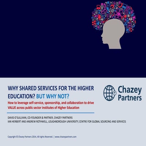 Why shared services for the higher education, but why not?