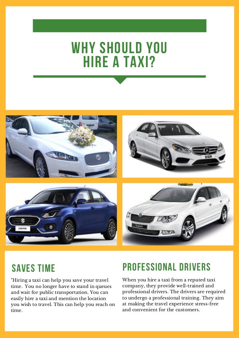 Why Should You Hire A Taxi?