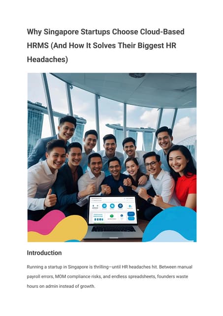 Why Singapore Startups Prefer Cloud HRMS.pdf
