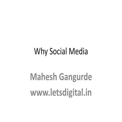 Mahesh Gangurde Digital Marketing-Social Media
