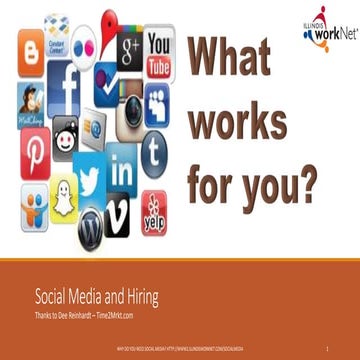 Social media and Recruiting