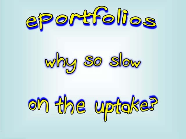 Why so slow?
