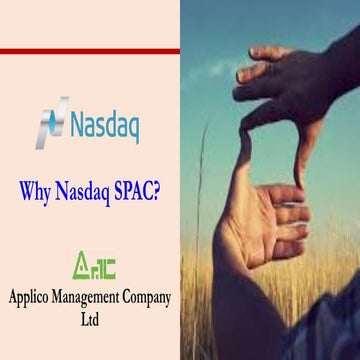 Why Creating a SPAC