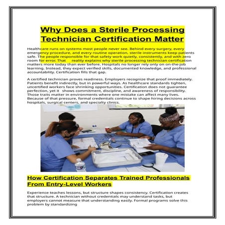 Top 9 Challenges faced by Sterile Processing Technicians.pptx.pdf
