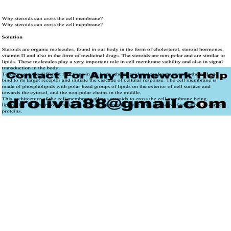 Why steroids can cross the cell membraneWhy steroids can cross .pdf