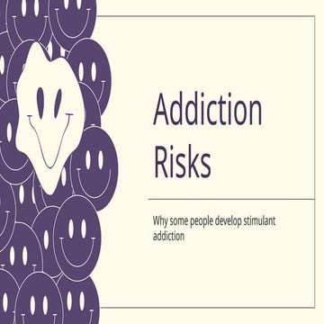 Why Stimulants? Why some people fall to the addiction.pptx