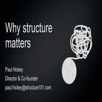 Why structure matters | PPT