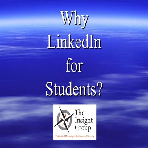 Why students should join LinkedIn