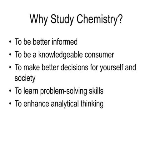 Why Study Chemistry.ppt
