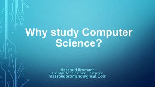 Why computer engineering | PPT