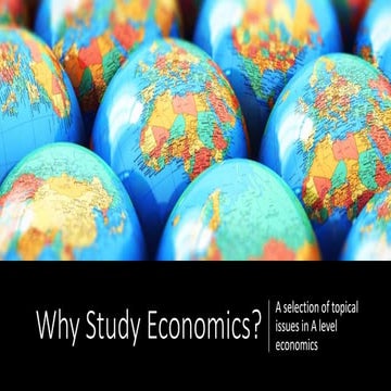 Why study economics?