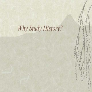 Why Study History (Cp)