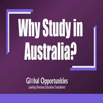 Why Study in Australia