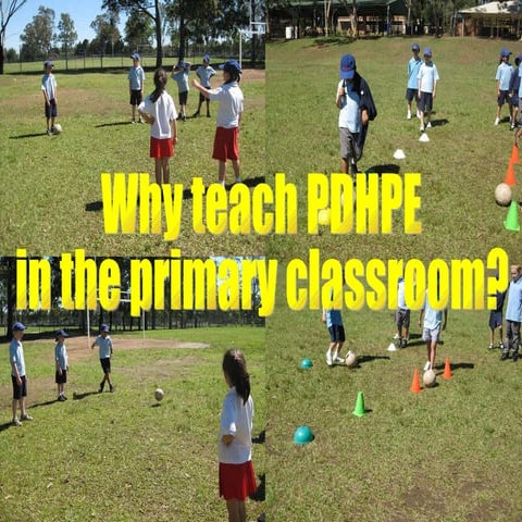 Why teach pdhpe