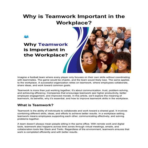 Why Teamwork is Important in the Workplace.pdf