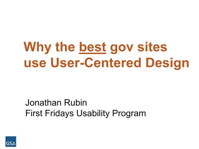 Why the best gov sites use User-Centered Design