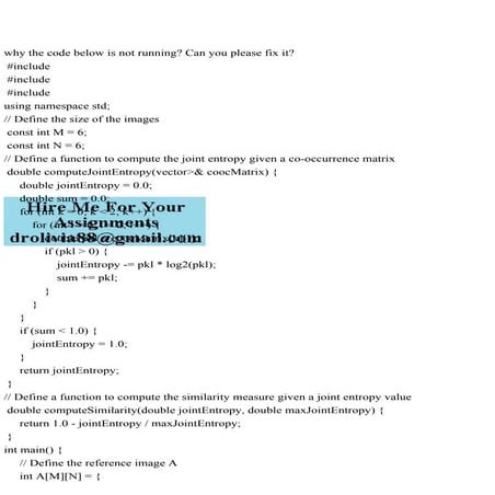 why the code below is not running Can you please fix it #inc.pdf