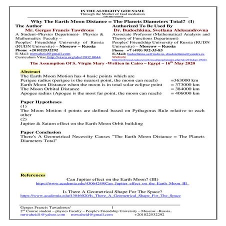 Moon Earth distance measurements | ODP