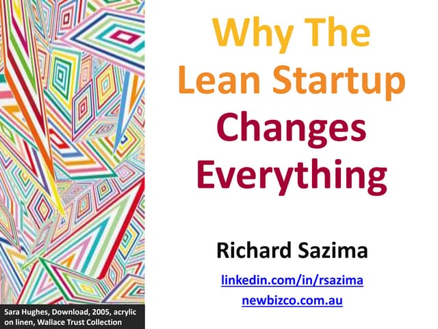 Why The Lean Startup Changes Everything | PPT