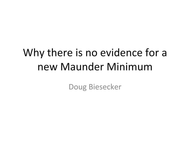 Why there is no evidence for a new ...