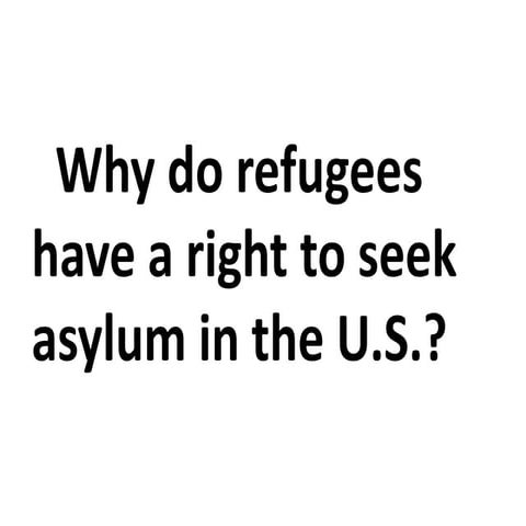 Why the right to asylum