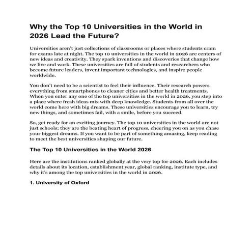 Why the Top 10 Universities in the World in 2026 Lead the Future.pdf