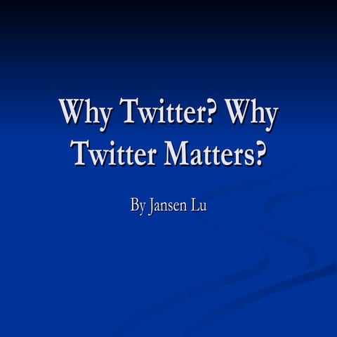 Twitter Marketing PowerPoint Presentation | PPTX