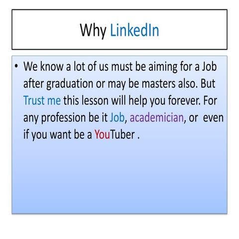 Why twitter and linkdIn