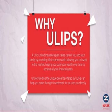 Why should you invest in ULIPS?