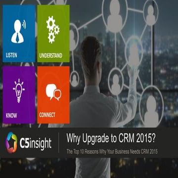 Why Upgrade from Microsoft CRM 2011 to CRM 2015?