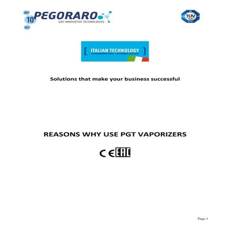 Why use PGT Vaporizers