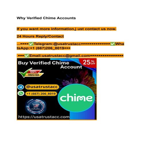 Why Verified Chime Accounts  just worder calttion sit .pdf