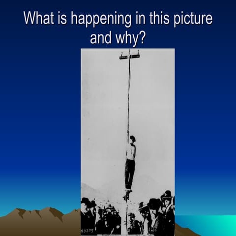 Why Was Law And Order A Problem In