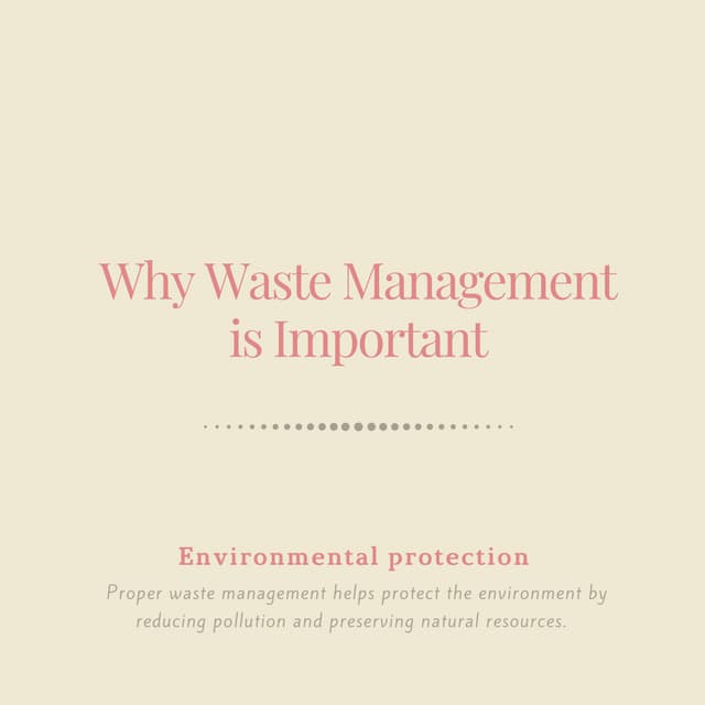 why waste management is important.pdf