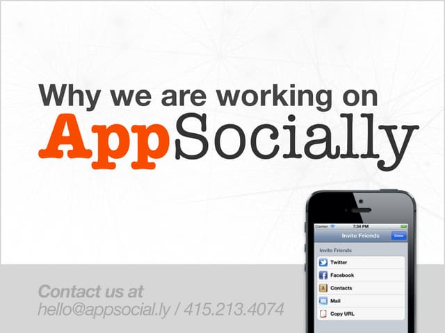 Why we are working on AppSocially