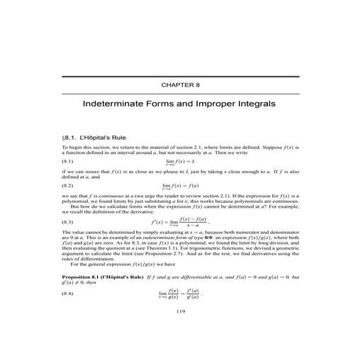 Why we requires improper integrals
