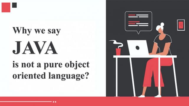 Is Java seen as a pure object-oriented language or not?