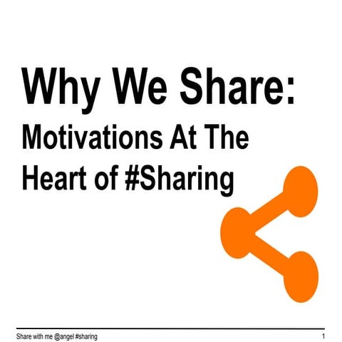 Why We Share