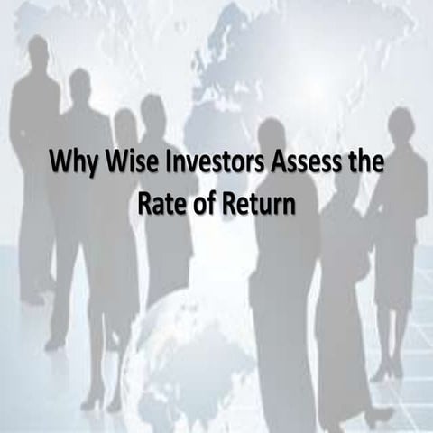 Why wise investors assess the(finished)