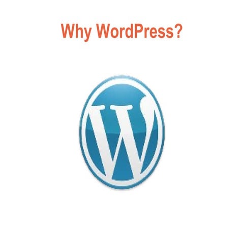 Why WordPress