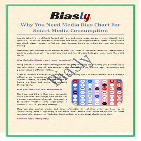 Why You Need Media Bias Chart For Smart Media Consumption