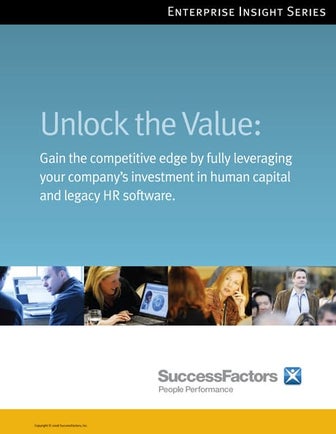Why you need SuccessFactors to salvage your SAP investment