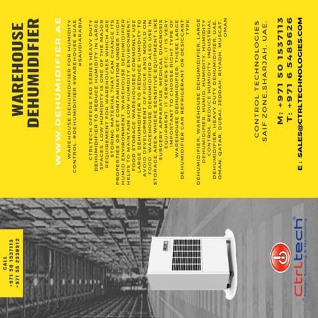 Why you need warehouse dehumidifier?