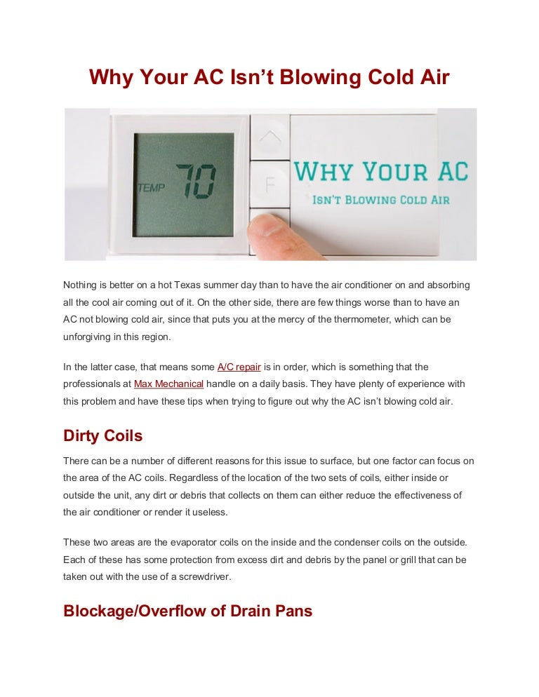 Ac Not Blowing Cold Air >> Why Your Ac Isn T Blowing Cold Air Ac Not Blowing Cold Air >> Why Your Ac Isn T Blowing Cold Air