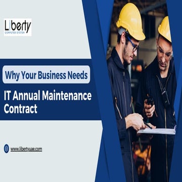ANNUAL MAINTENANCE CONTRACT PROPOSAL | PDF