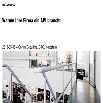Warum Ihre Firma ein API braucht