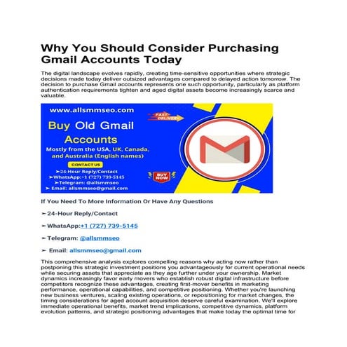 Why You Should Consider Purchasing Gmail Accounts Today.docx