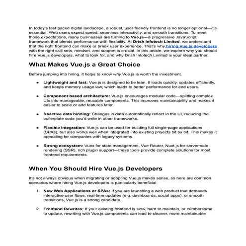 Why You Should Hire Vue.js Developers from Drish Infotech Limited.pdf